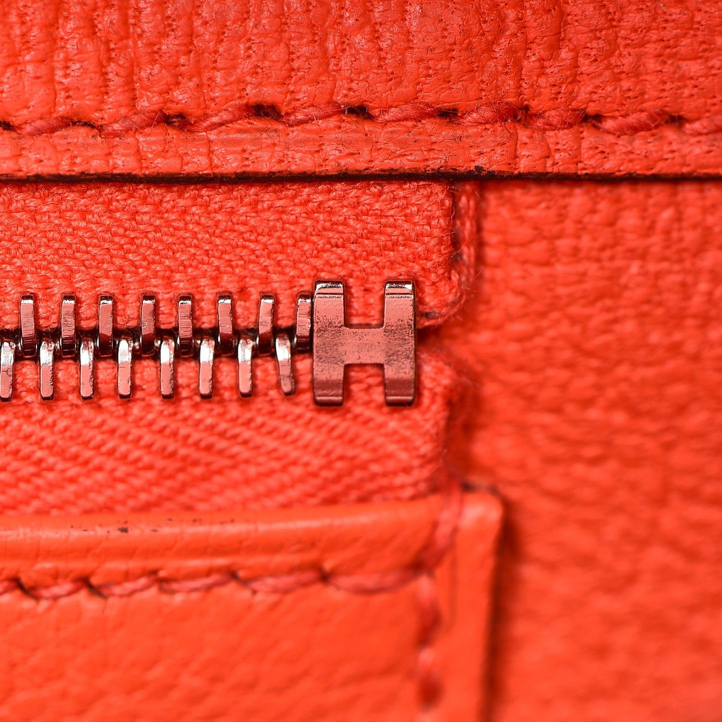 Taurillon Clemence Birkin 30 Orange Poppy