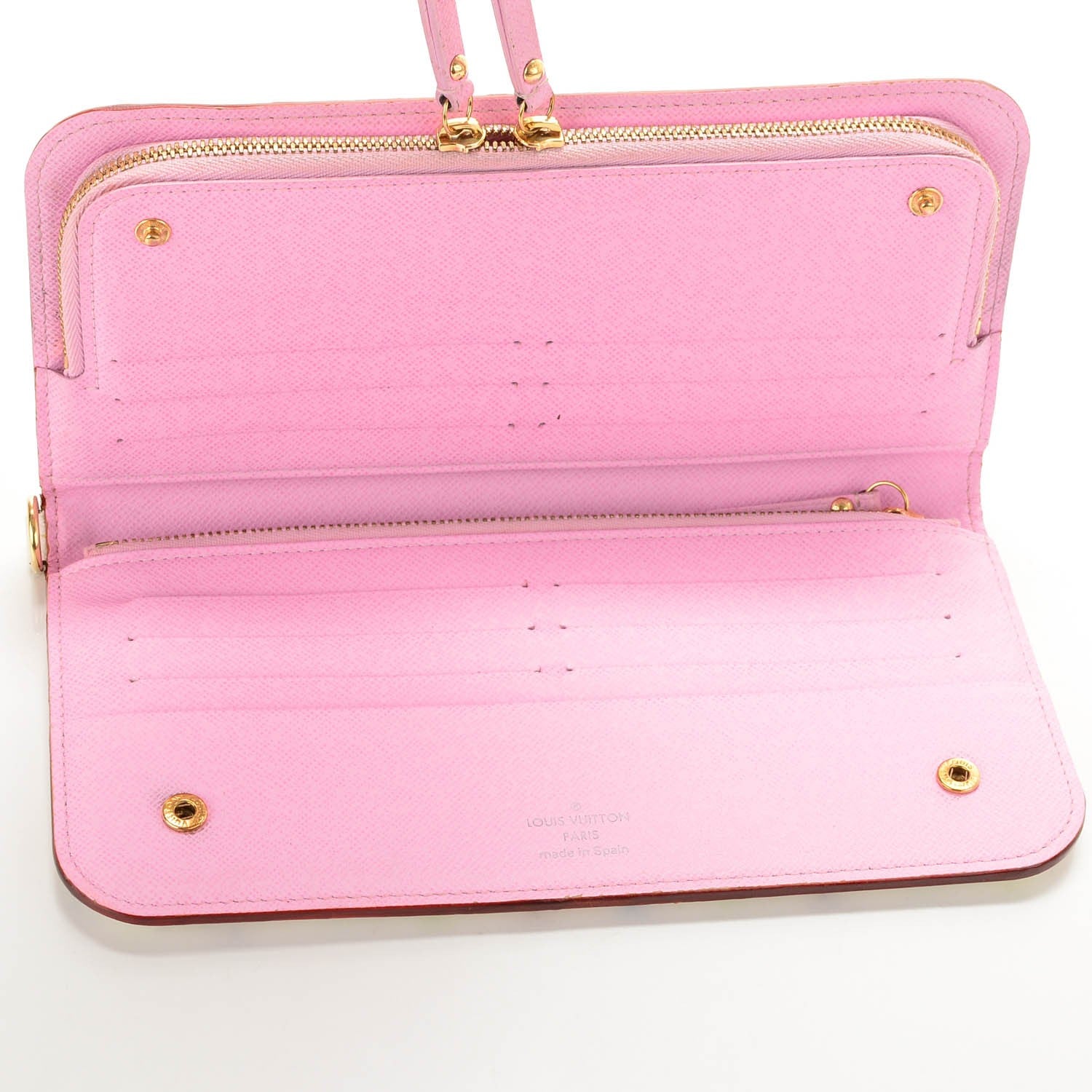 Louis Vuitton Monogram Multicolor Insolite Wallet White Litchi 5 of 7