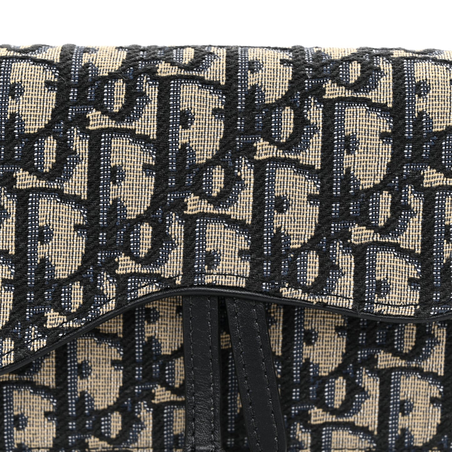 Oblique Saddle Belt Bag Blue
