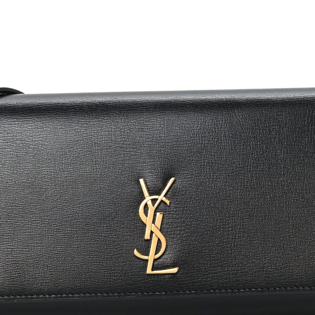 Saint Laurent Smooth Calfskin Monogram Phone Holder Crossbody Black 7 of 9