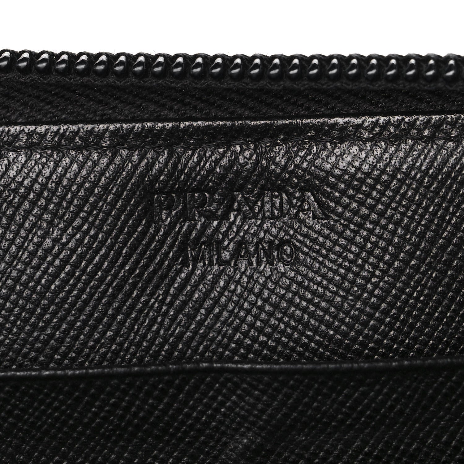 Prada Tessuto Nylon Zip Around Wallet Black 6 of 12