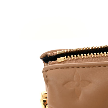 Louis Vuitton Lambskin Embossed Monogram Coussin PM Camel 11 of 11