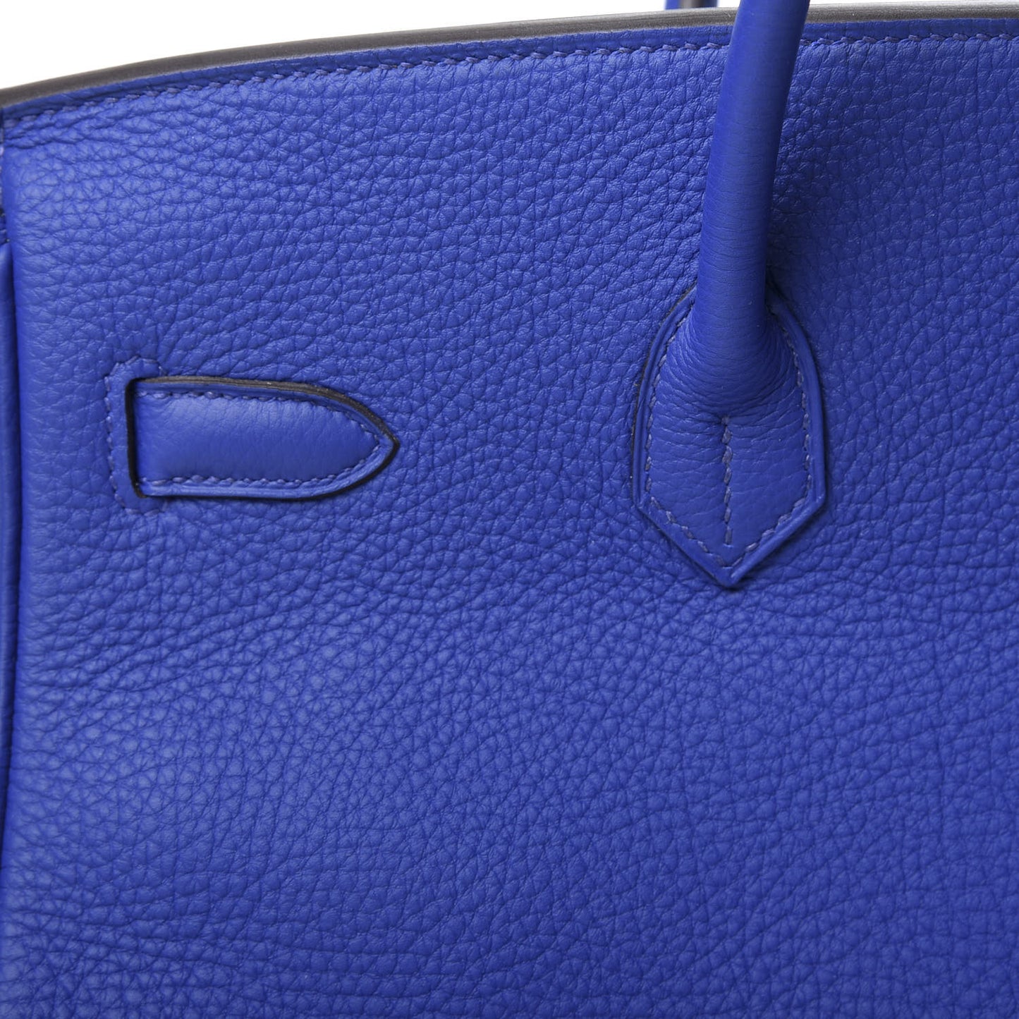 Togo Birkin 35 Bleu Electrique