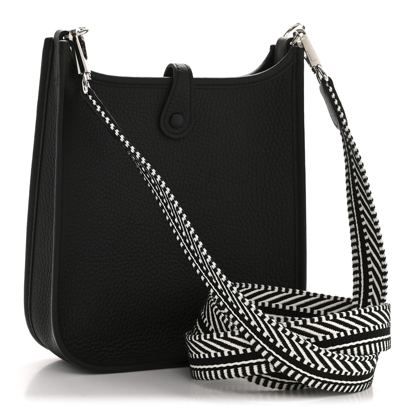 Taurillon Clemence Amazone Sangle Cavale Evelyne TPM Black White