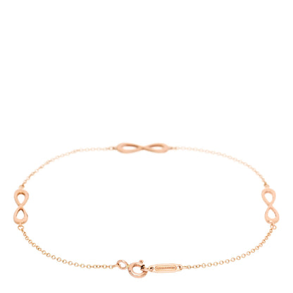 Tiffany 18K Rose Gold Infinity Endless Bracelet 2 of 4