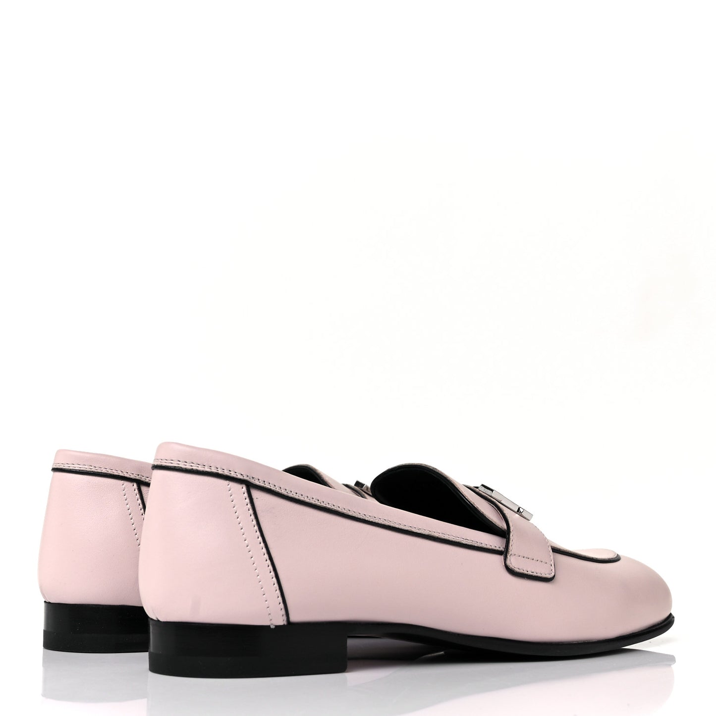 Calfskin Womens Paris Loafers 37 Rose Petale