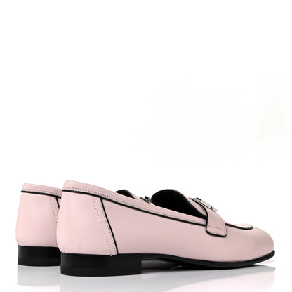 Hermes Calfskin Womens Paris Loafers 37 Rose Petale 4 of 9