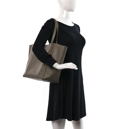Celine Grained Calfskin Medium Horizontal Cabas Phantom Taupe 2 of 11