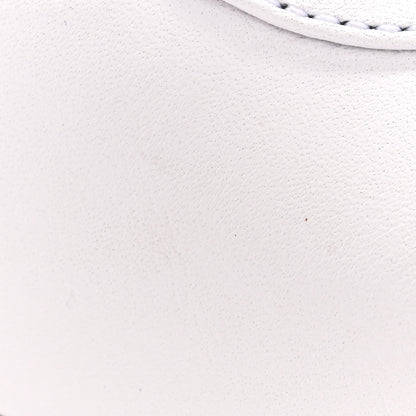 Chanel Calfskin Grosgrain Cap Toe CC Moccasin Loafers 40 White Black 20 of 22