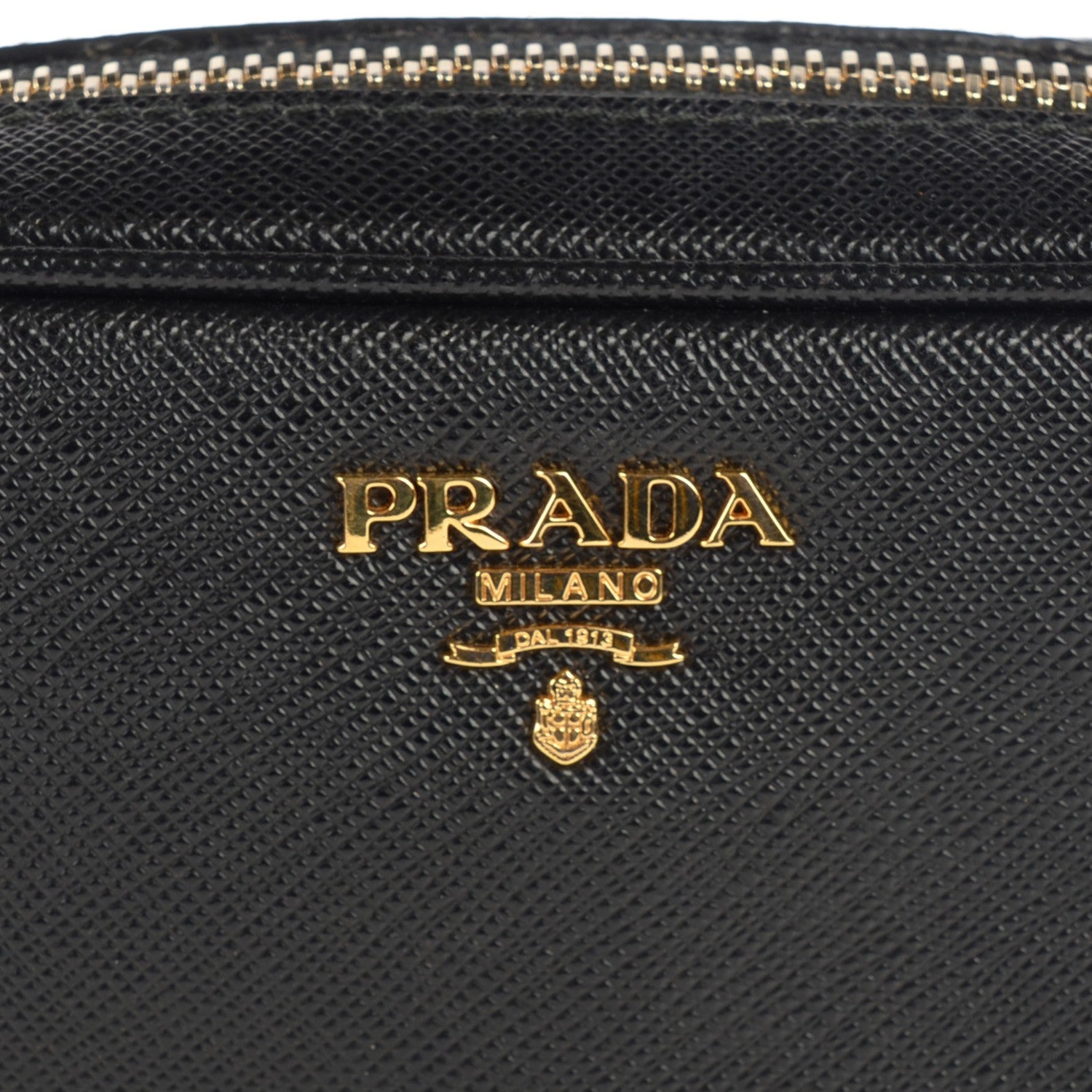 Prada Saffiano Mini Camera Crossbody Bag Nero Black 11 of 13