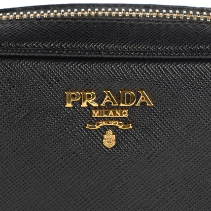 Prada Saffiano Mini Camera Crossbody Bag Nero Black 11 of 13