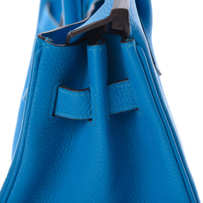 Hermes Togo Birkin 30 Bleu Zanzibar 14 of 37