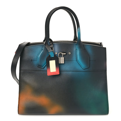 Louis Vuitton Calfskin Hologram City Steamer MM 1 of 8