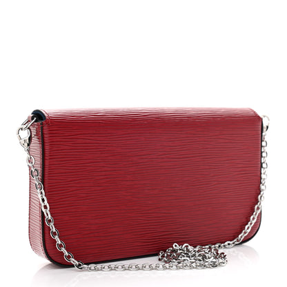 Louis Vuitton Epi Pochette Felicie Cherry Berry 4 of 11