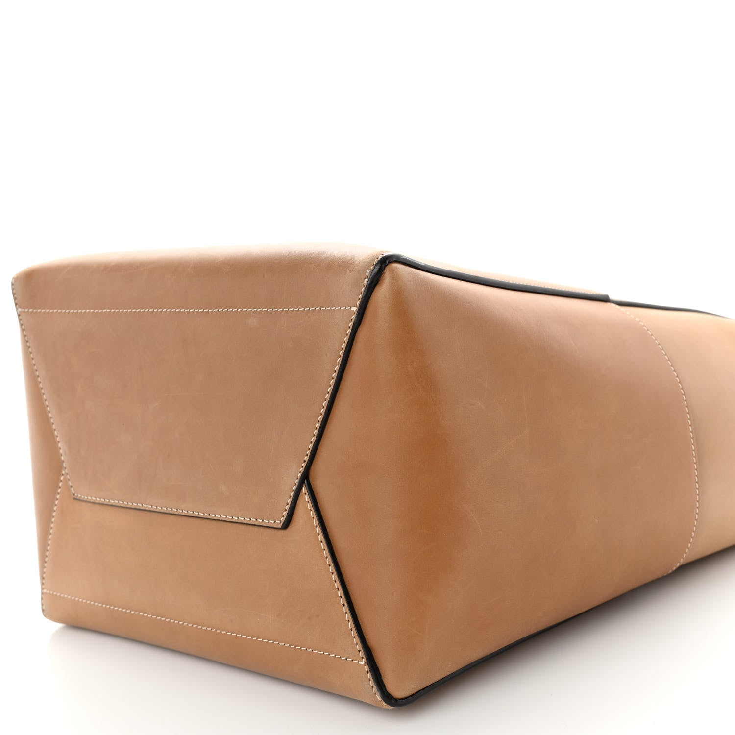 Celine Natural Calfskin Sangle Bucket Bag Light Camel 9 of 11
