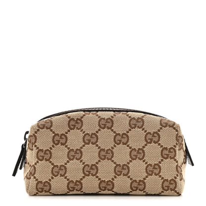 Gucci Monogram Small Balthus Cosmetic Case Beige Ebony Cocoa 1 of 8