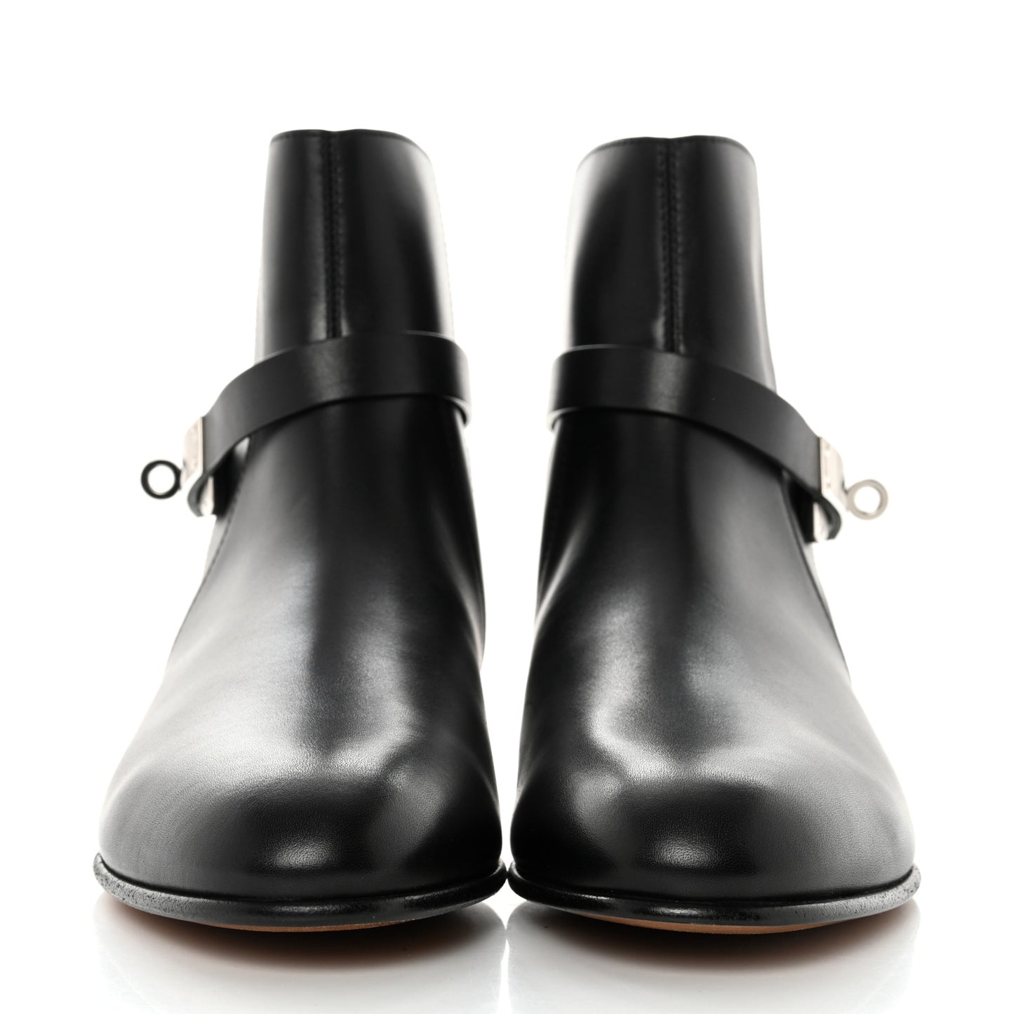 Calfskin Neo Low Boots 39.5 Black