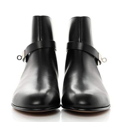 Hermes Calfskin Neo Low Boots 39.5 Black 2 of 12