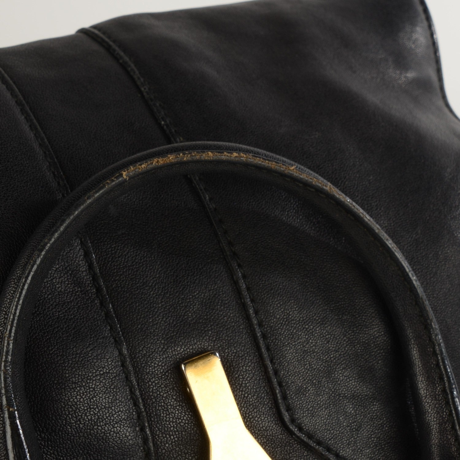 Saint Laurent Sheepskin Small Cabas ChYc Black 11 of 12
