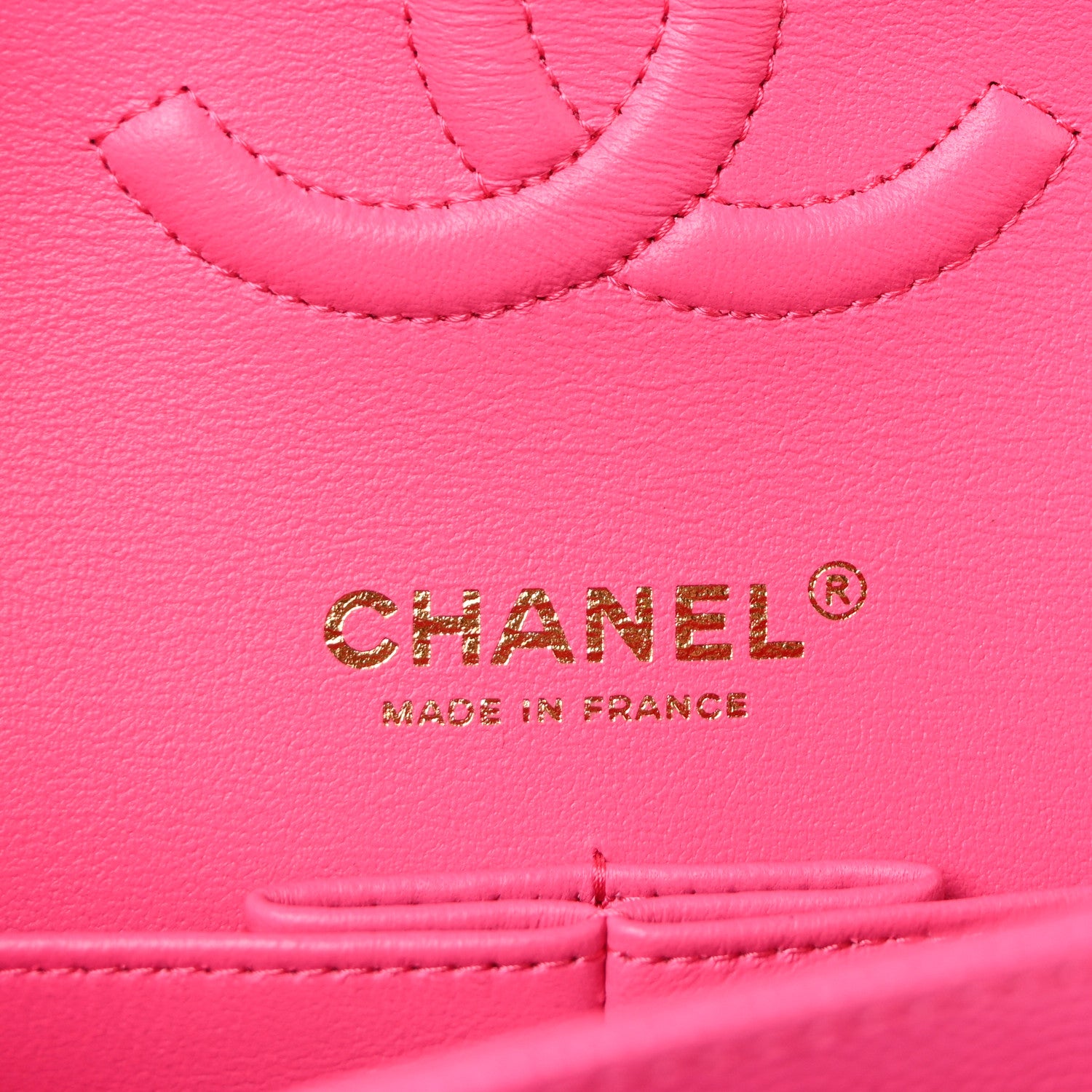 Chanel Caviar Quilted Medium Double Flap Dark Pink 6 of 11