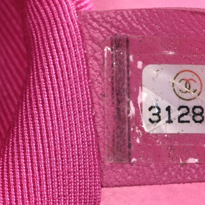 Chanel Shiny Lambskin Quilted Medium Chanel 19 Flap Neon Pink 7 of 11