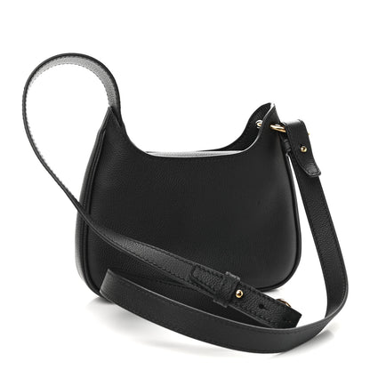 Versace Calfskin La Medusa Small Hobo Crossbody Black 3 of 8