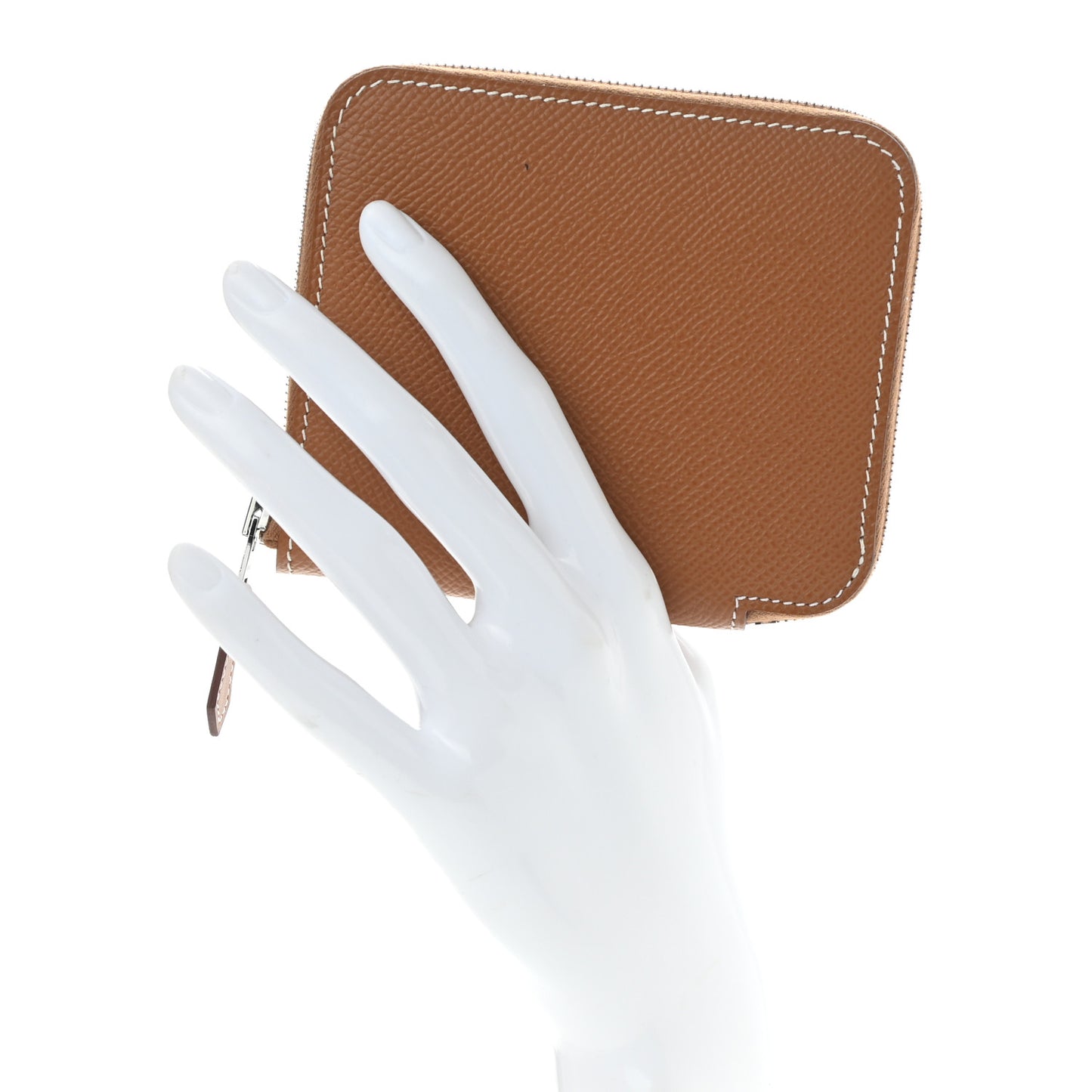 Epsom Silk'in Compact Wallet Gold