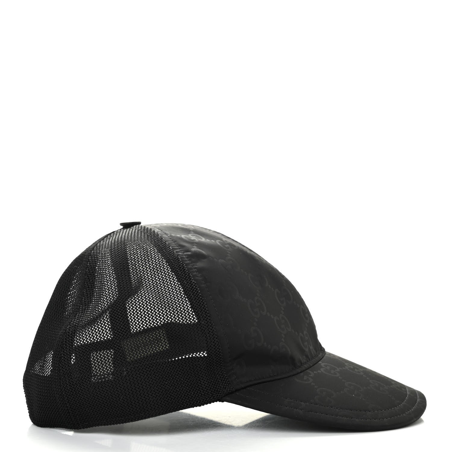 Gucci Nylon Monogram Baseball Hat L Black 5 of 9