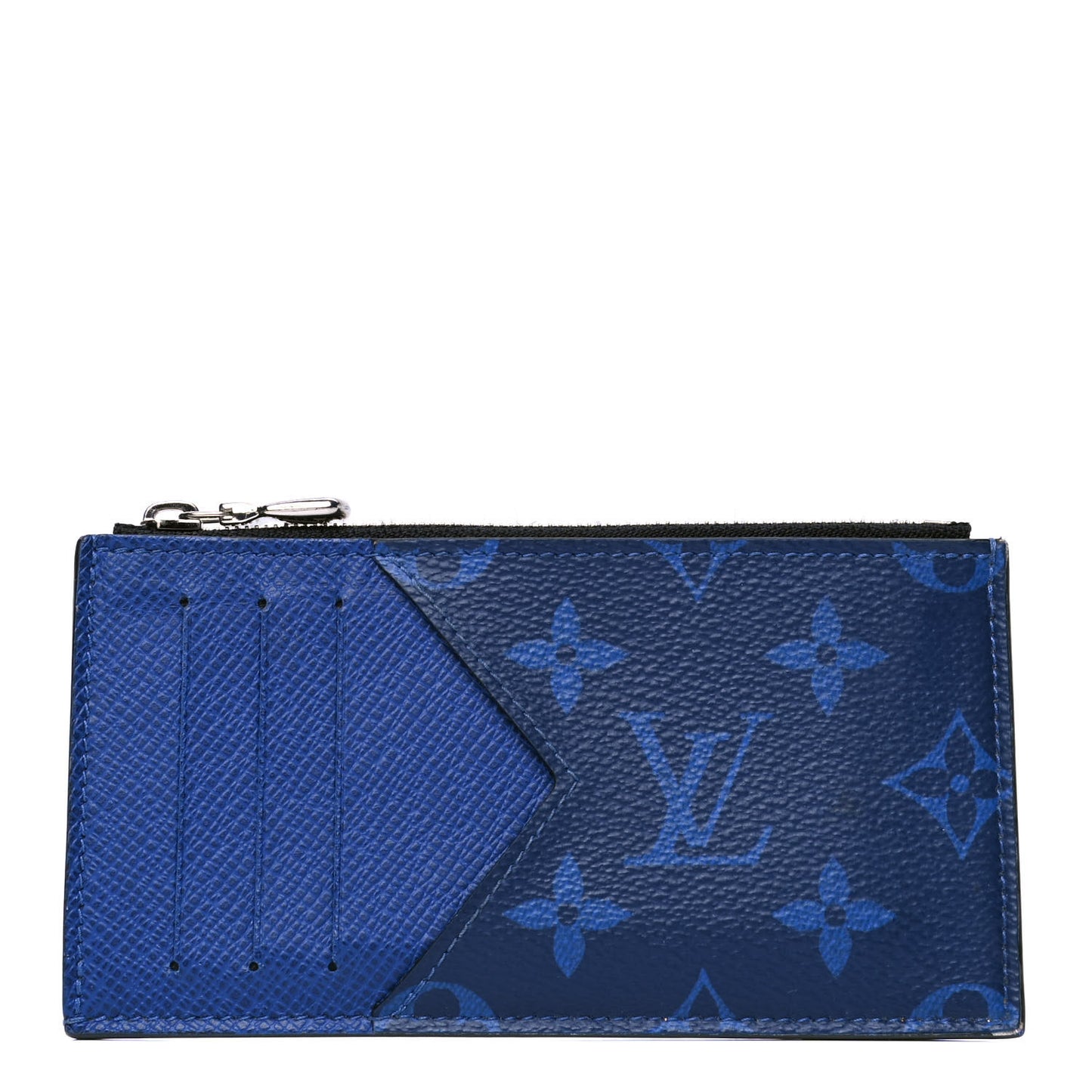 Monogram Taiga Coin Card Holder Cobalt