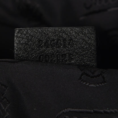 Gucci Guccissima Medium Classic Backpack Black 7 of 7