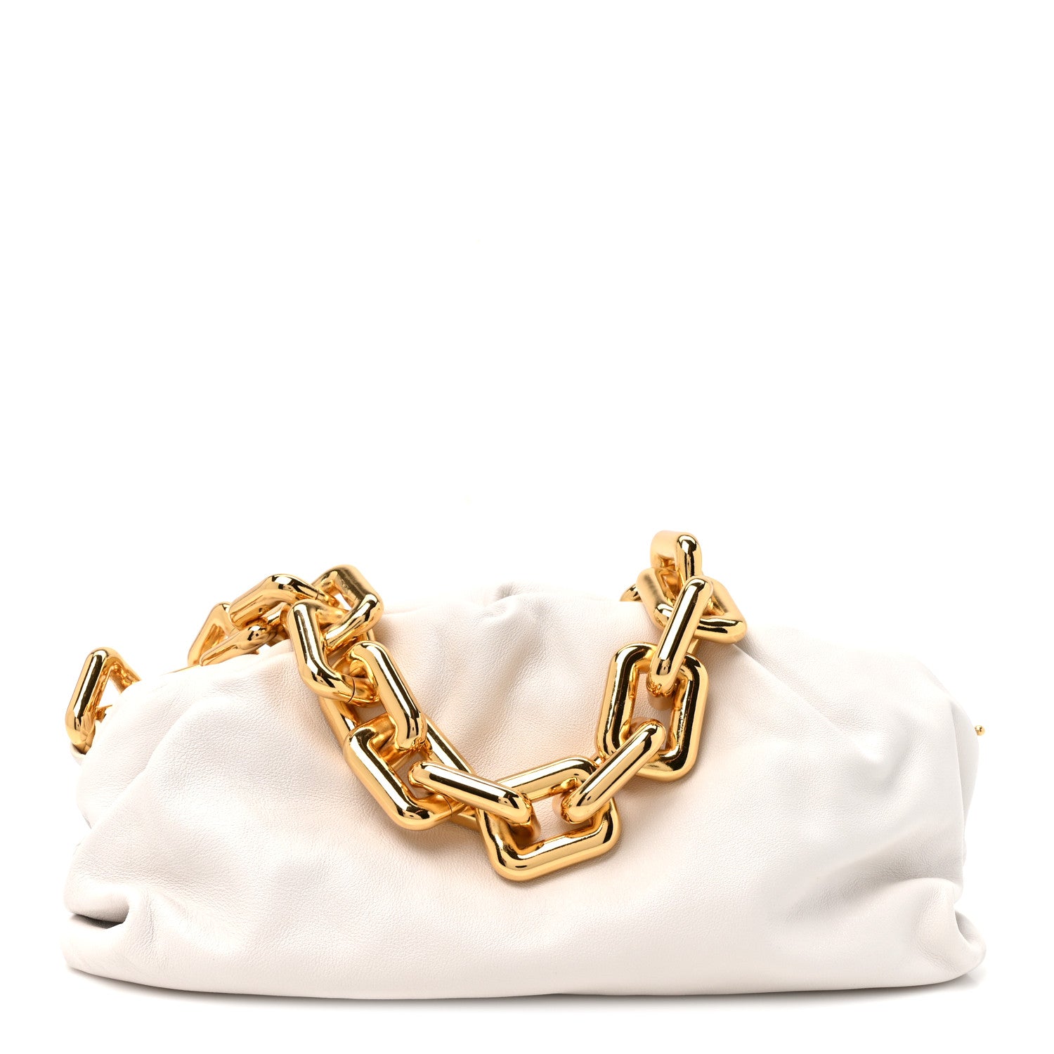BOTTEGA VENETA 長財布 パルメラート ホワイト ゴールド金具 名入れ