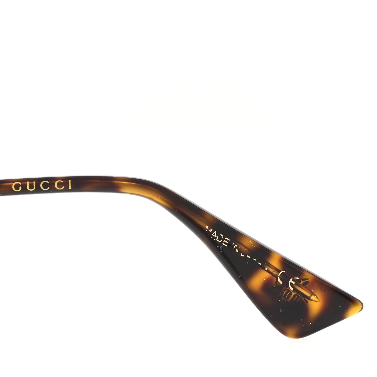 Metal Glitter Aviator Sunglasses G0227S Red Gold