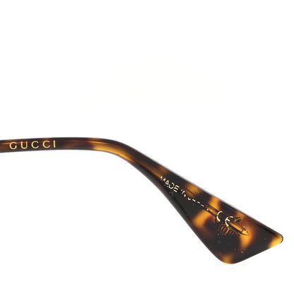 Gucci Metal Glitter Aviator Sunglasses G0227S Red Gold 6 of 7