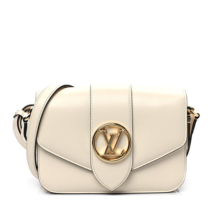 Louis Vuitton Smooth Calfskin LV Pont 9 Cream 1 of 8