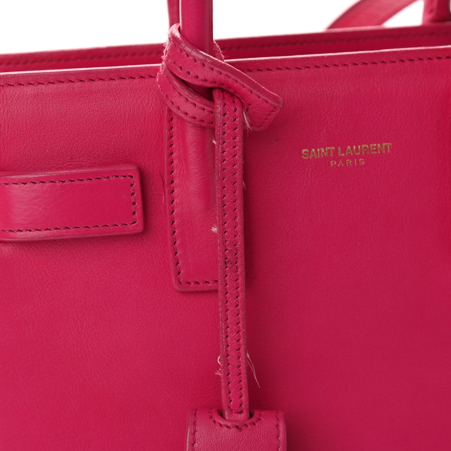 Calfskin Nano Sac De Jour Lipstick Fuchsia
