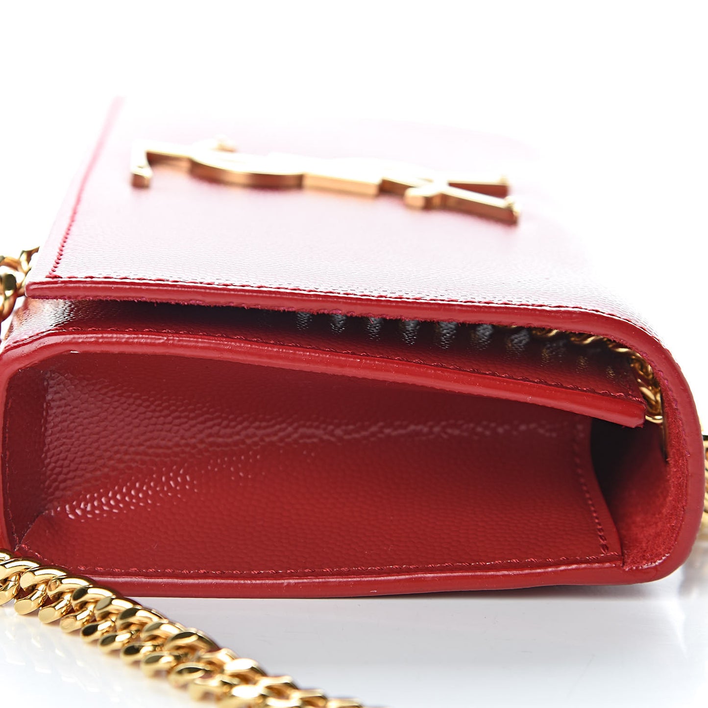 Grain De Poudre Small Monogram Kate Satchel Red