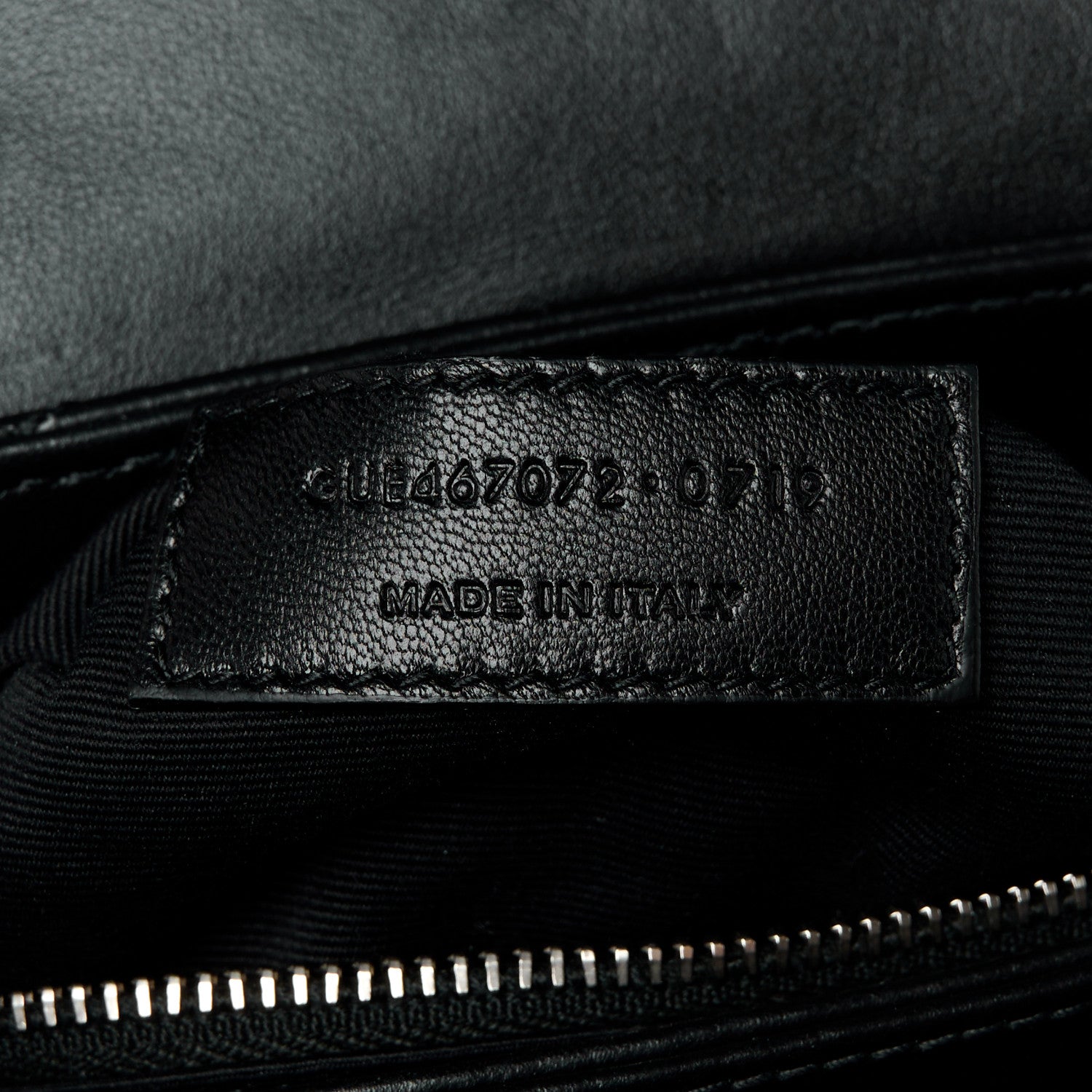 Saint Laurent Calfskin Y Quilted Monogram Toy Loulou Crossbody Bag Black 8 of 12