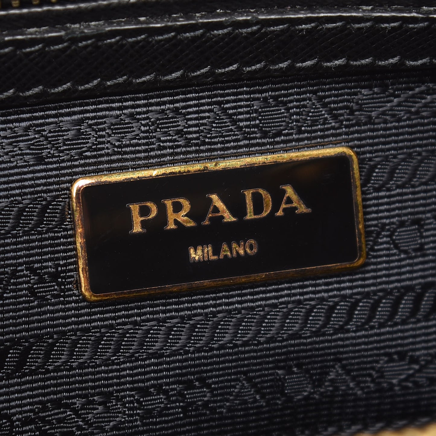 Saffiano Mini Galleria Double Zip Tote Black