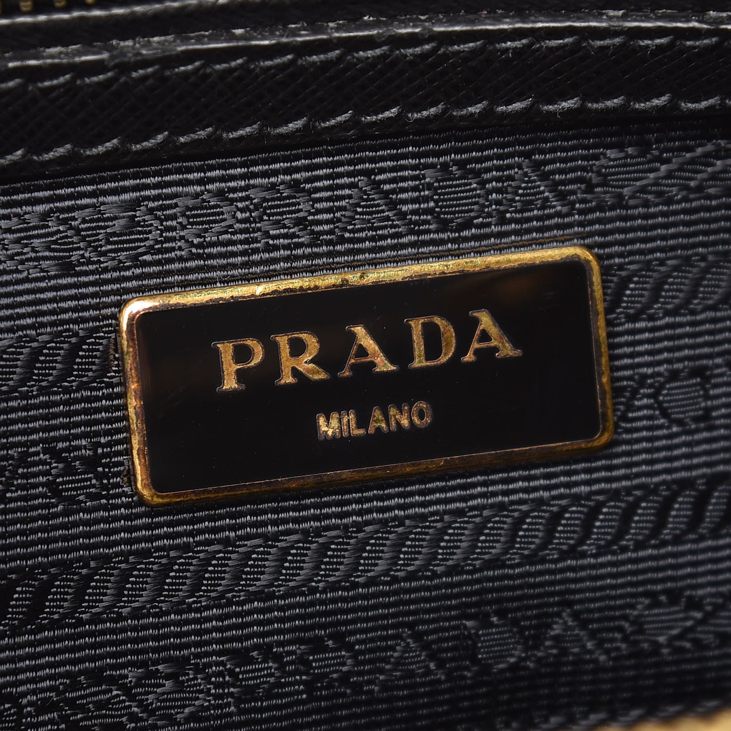 Prada Saffiano Mini Galleria Double Zip Tote Black 6 of 12