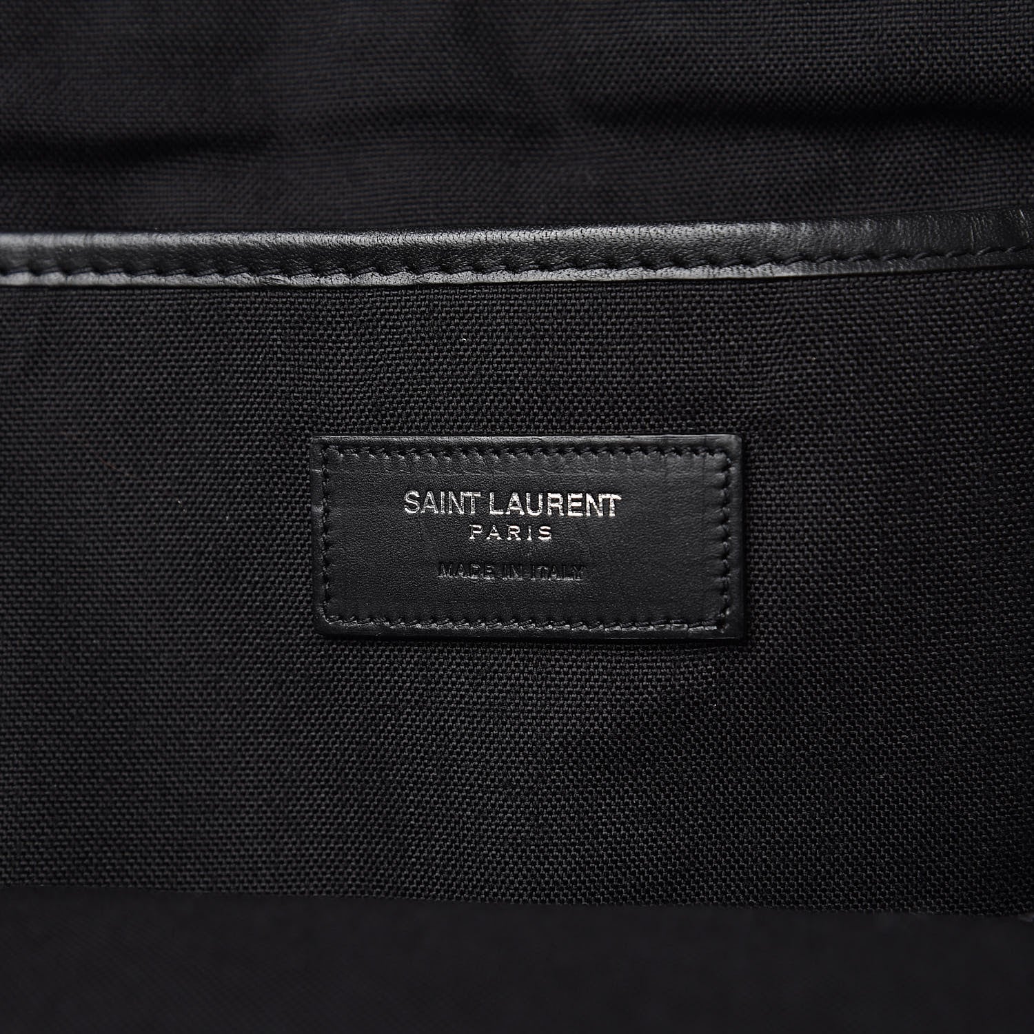 Saint Laurent Canvas Star Studded Hunting Backpack Black 6 of 11