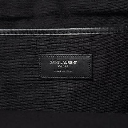 Saint Laurent Canvas Star Studded Hunting Backpack Black 6 of 11