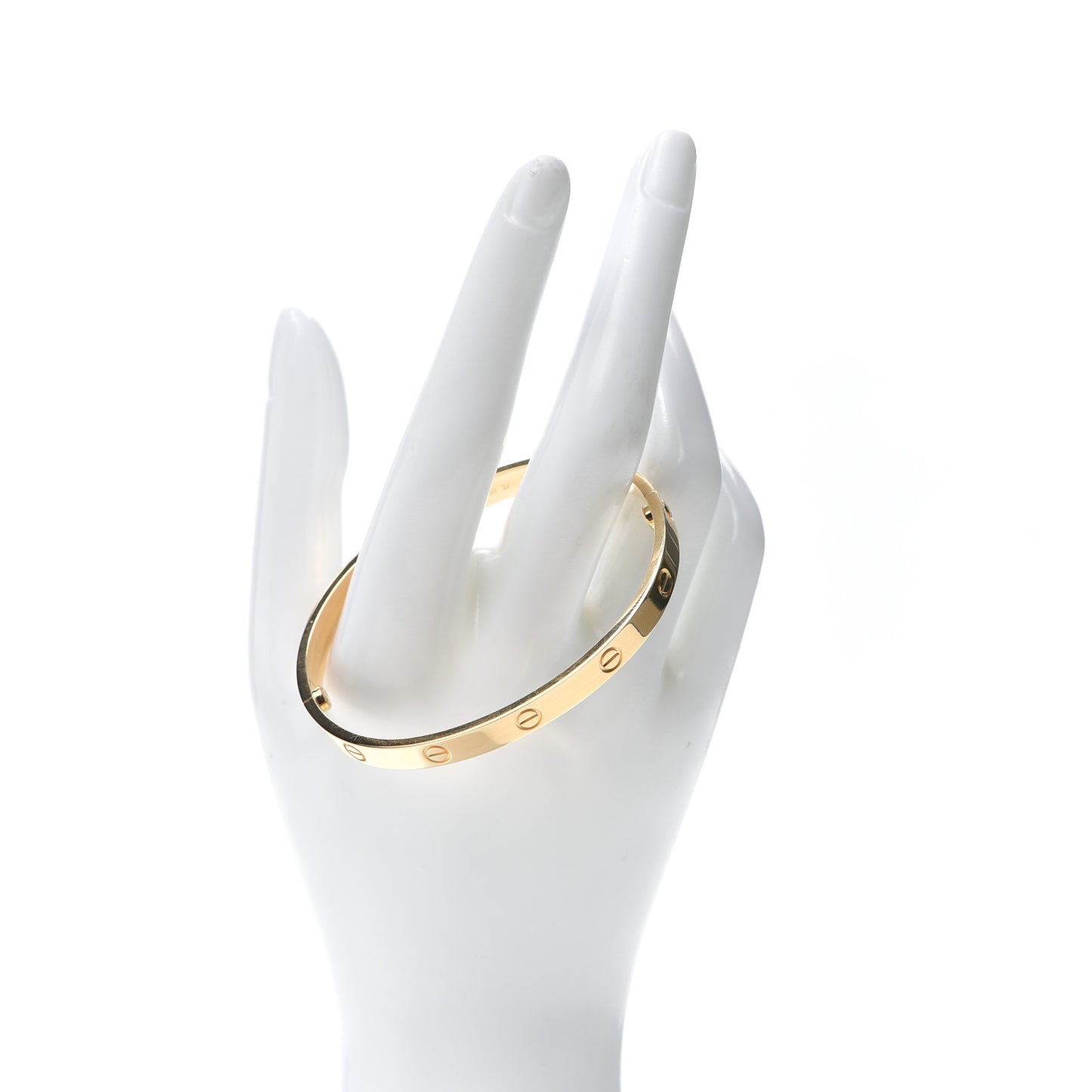 18K Yellow Gold LOVE Bracelet 19