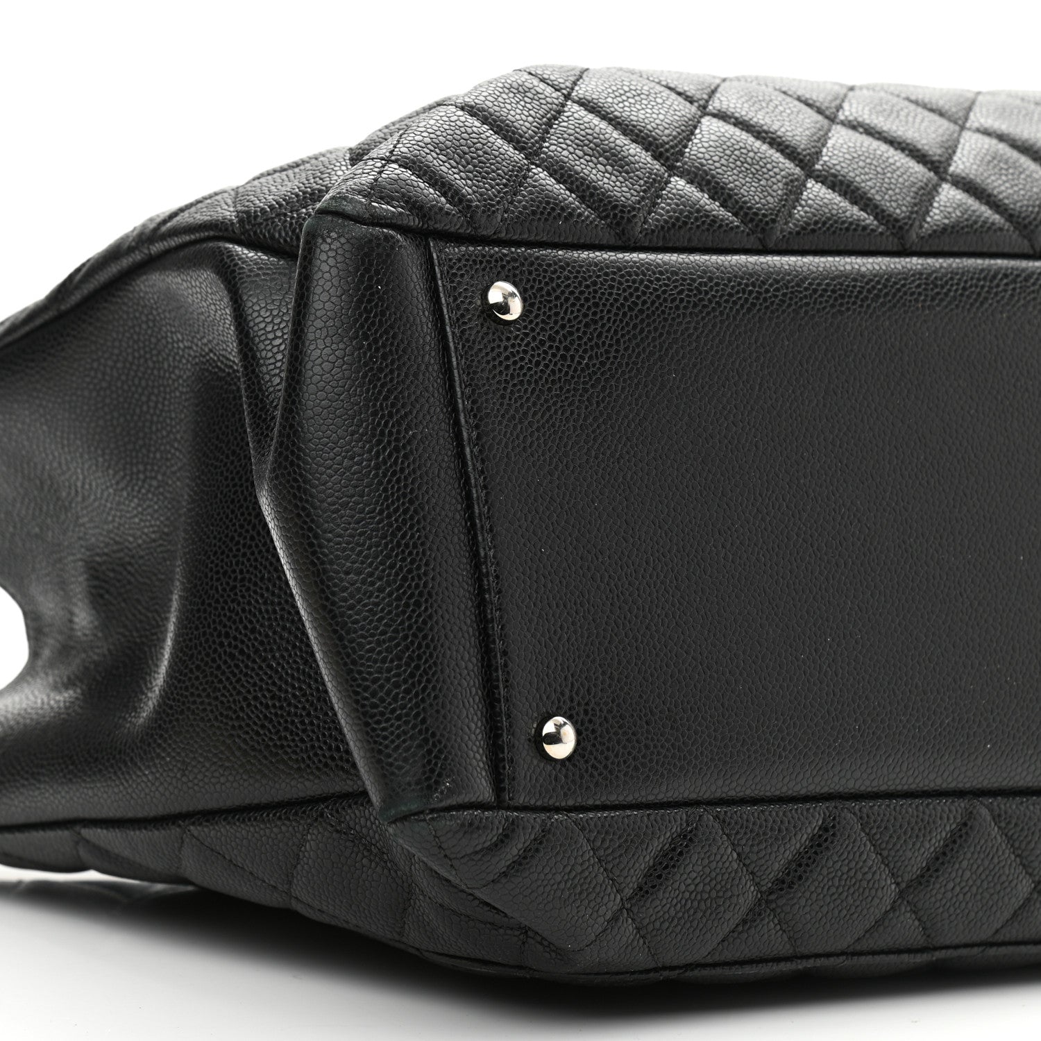 Chanel Caviar Quilted XL Grand Shopping Tote GST Black 8 of 11