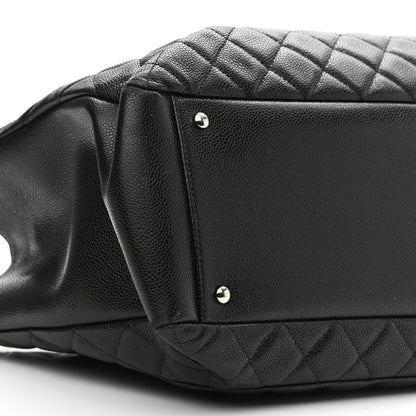 Chanel Caviar Quilted XL Grand Shopping Tote GST Black 8 of 11