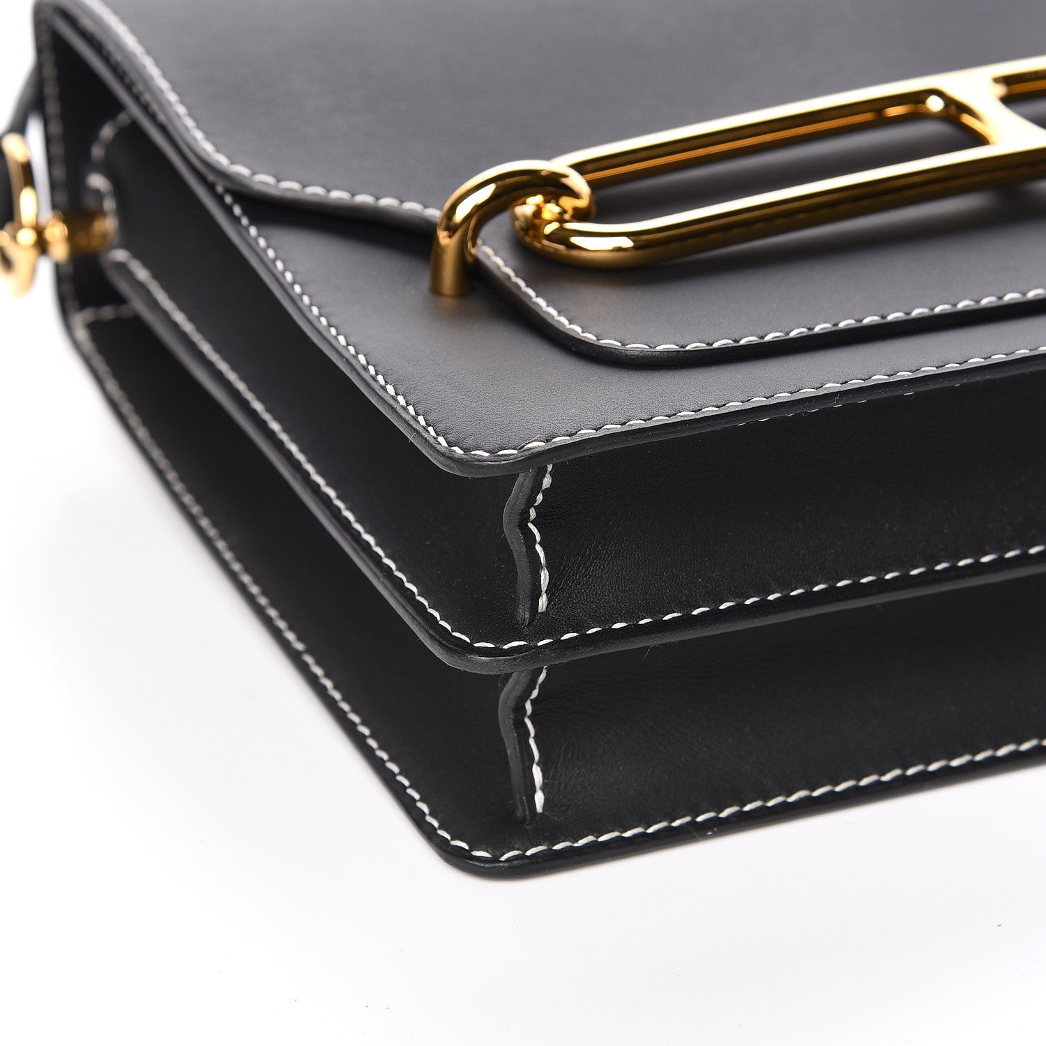 Hermes Veau Sombrero Sac Roulis 23 Black 8 of 10