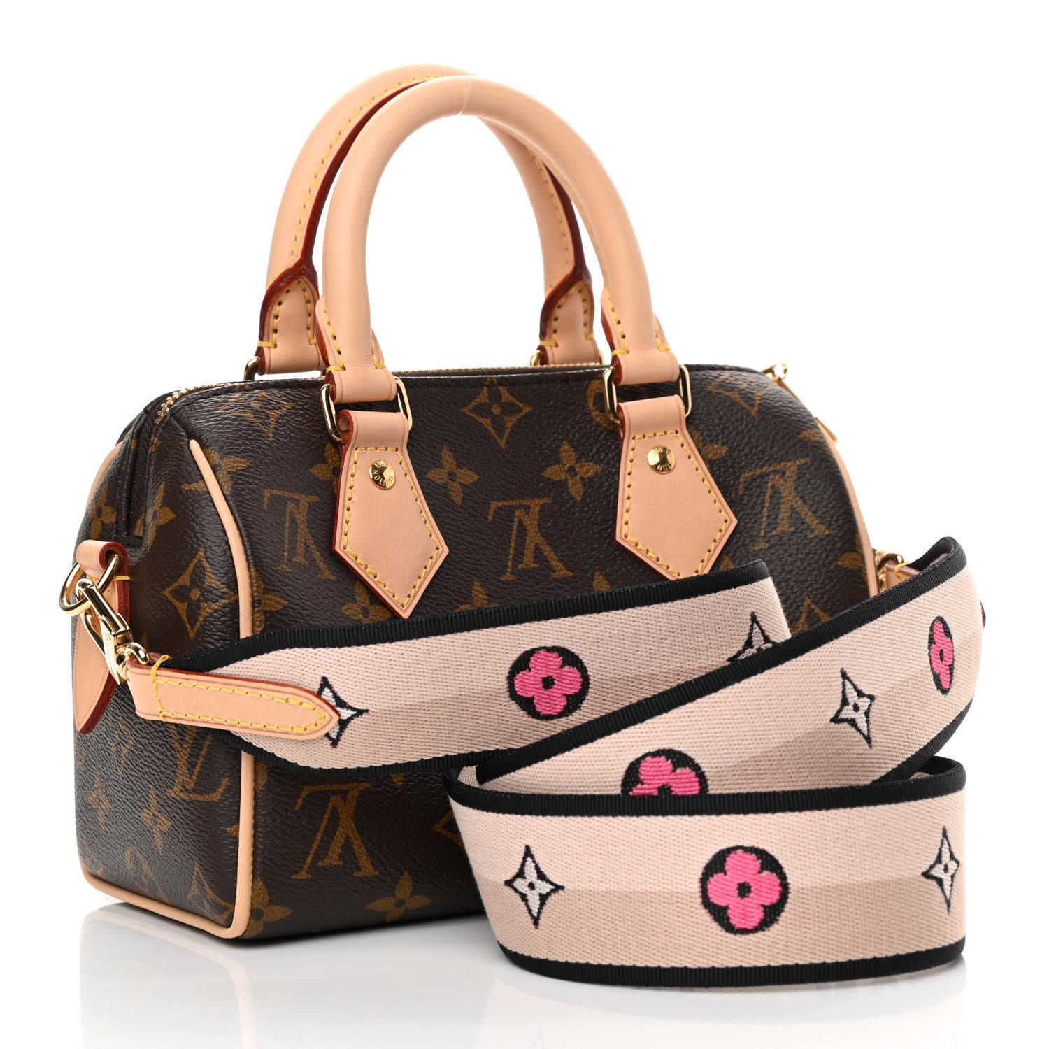 Louis Vuitton Monogram Speedy Bandouliere 20 Black 3 of 9