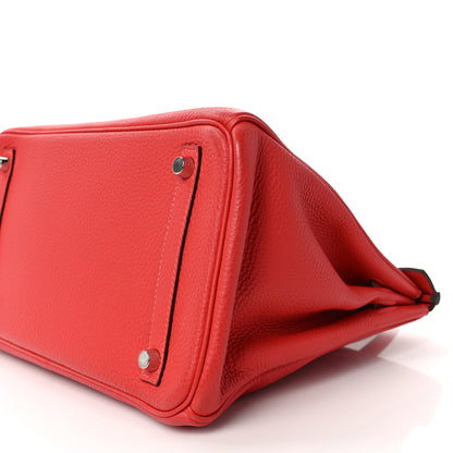 Hermes Togo Birkin 30 Rouge Pivoine 9 of 14