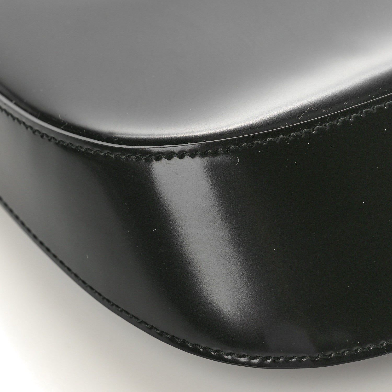 Prada Spazzolato Cleo Shoulder Bag Black 8 of 9