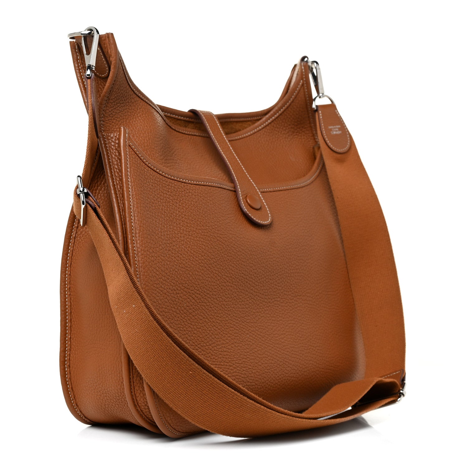Hermes Taurillon Clemence Evelyne III GM Gold 2 of 10