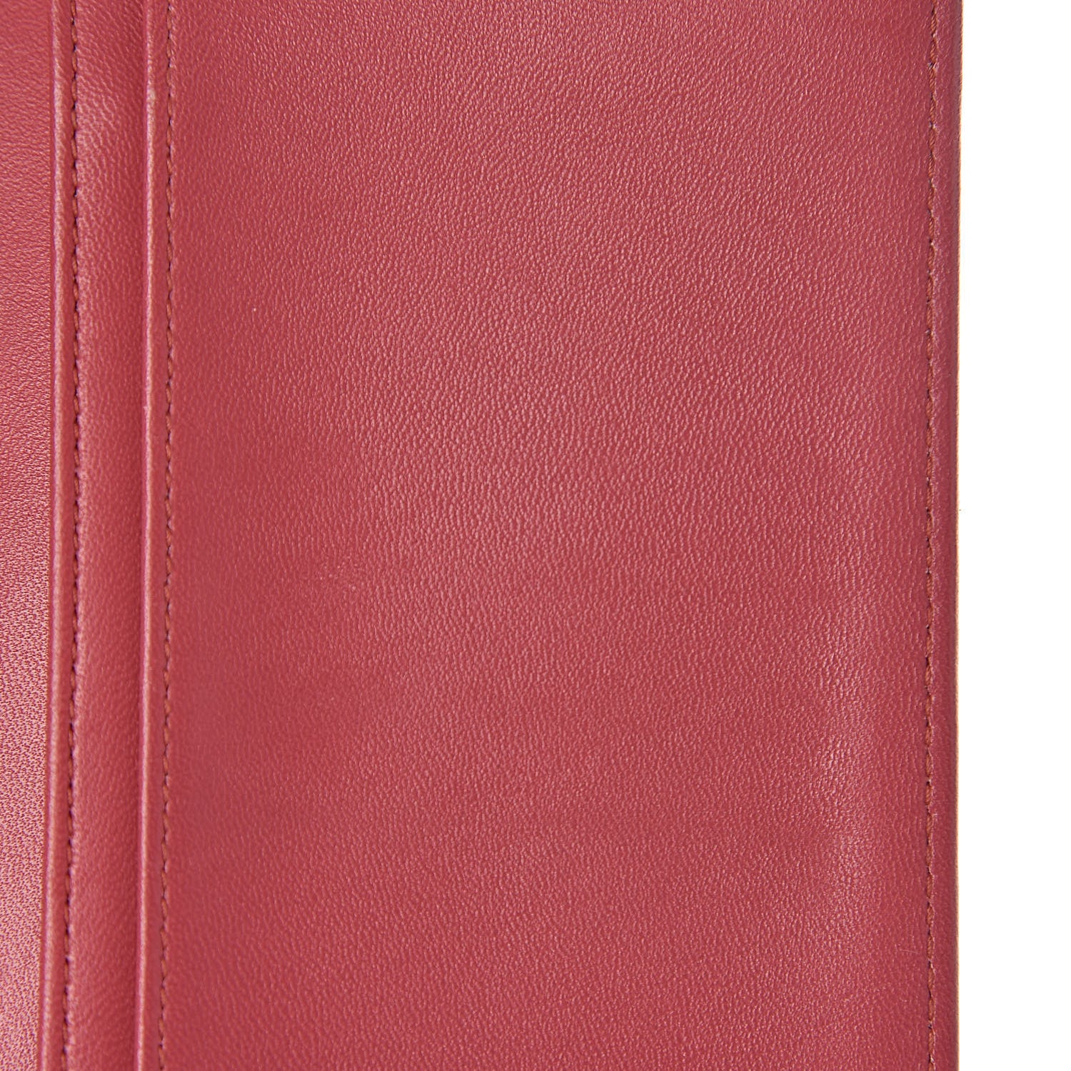 Chanel Lambskin Quilted Boy Yen Wallet Pink 13 of 14